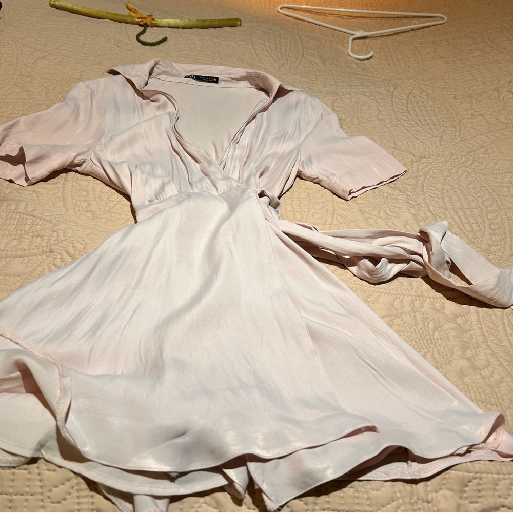 ZARA SATIN DRESS
